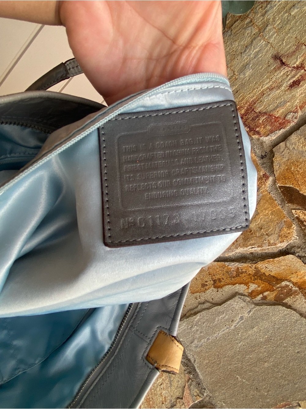COACH Gray Patterned Tote Bag - Picture 4 of 9